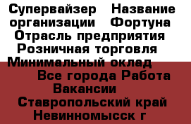 Супервайзер › Название организации ­ Фортуна › Отрасль предприятия ­ Розничная торговля › Минимальный оклад ­ 19 000 - Все города Работа » Вакансии   . Ставропольский край,Невинномысск г.